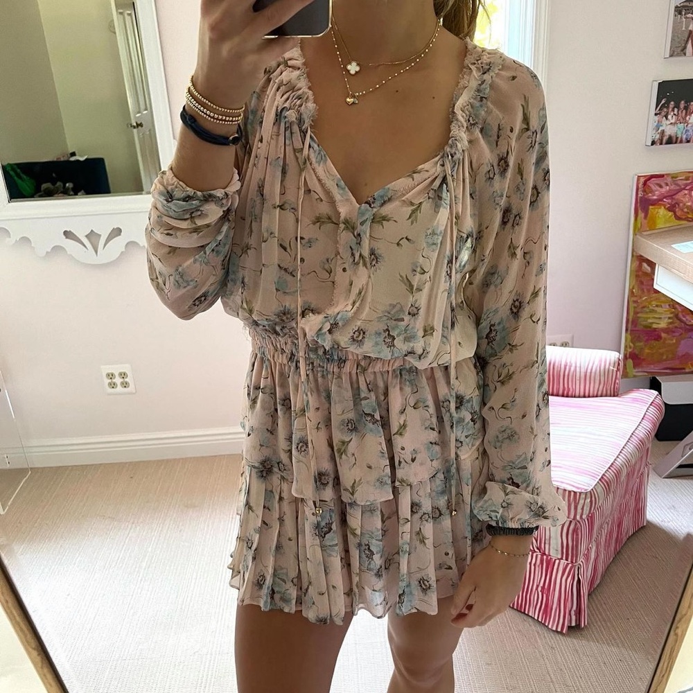 Love Shack Fancy popover dress size S